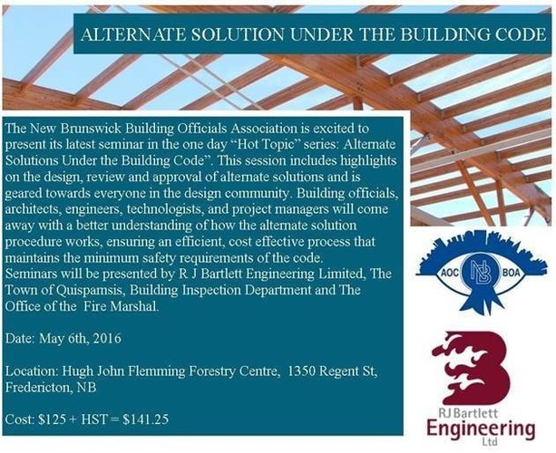 “Hot Topic” series: Alternate Solutions Under the Building Code”